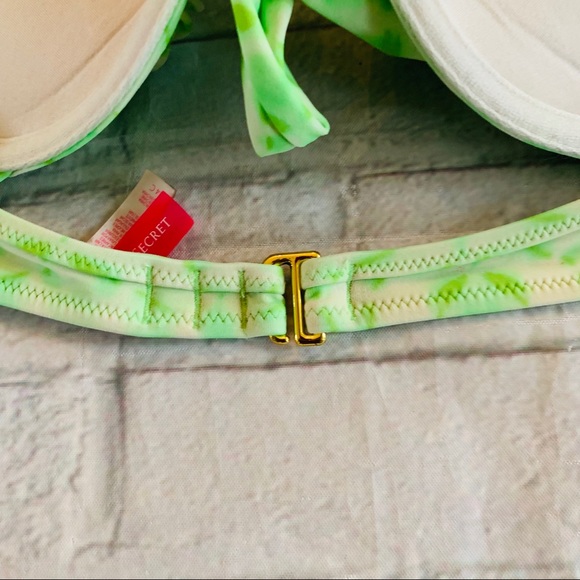 Victoria’s Secret Green Bikini Top Size 34C - Picture 5 of 8